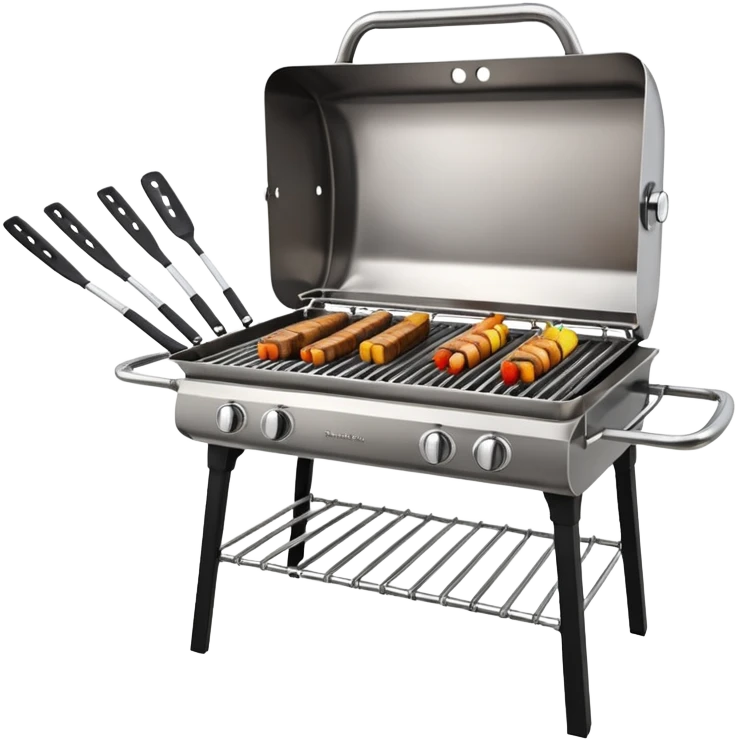 Blackstone grill with hibachi flippers emoji