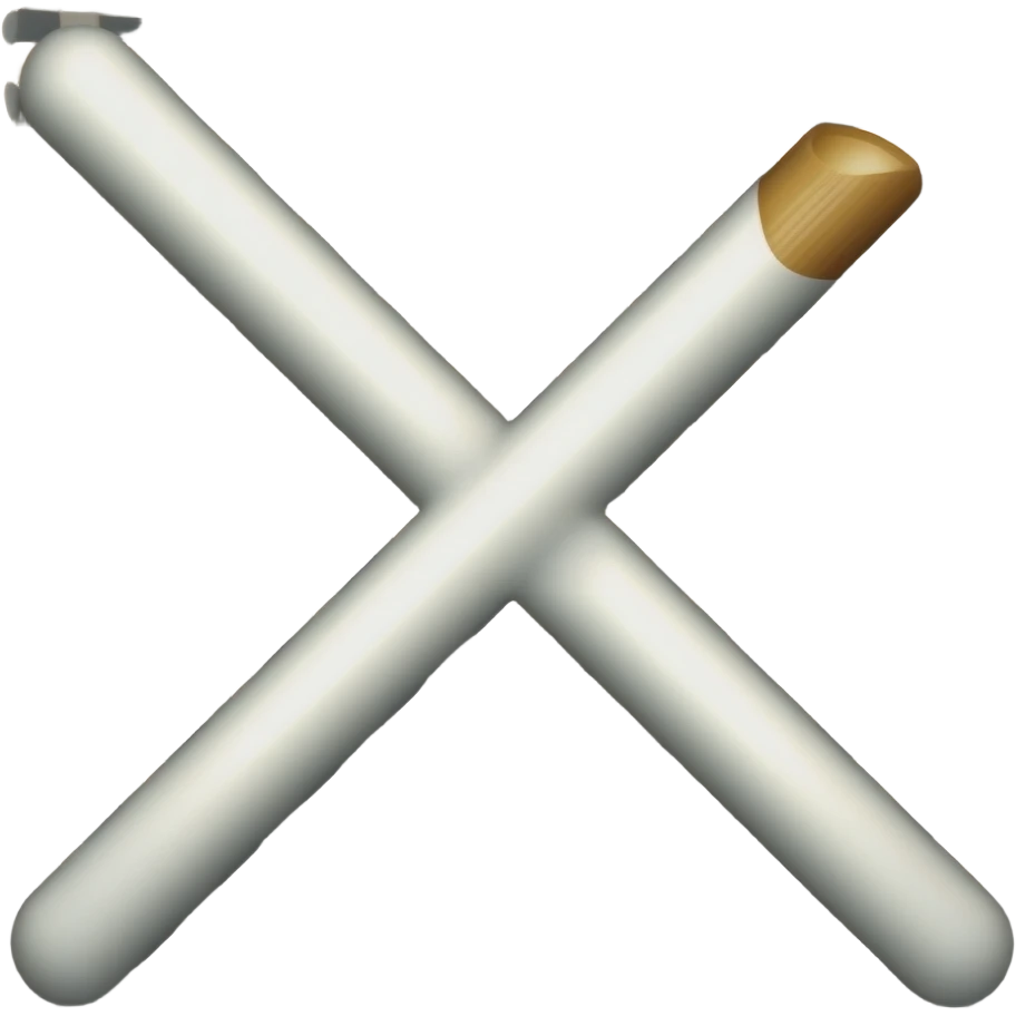 White one Pocky stick not biten emoji