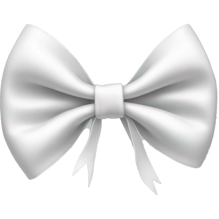 white bow emoji