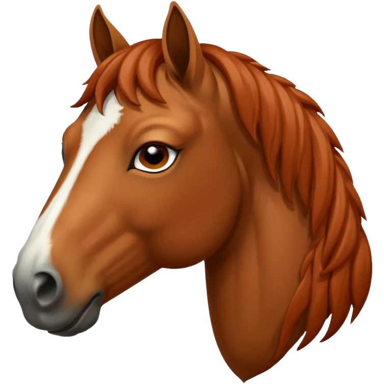 A horse covering her eyes with the hooves emoji