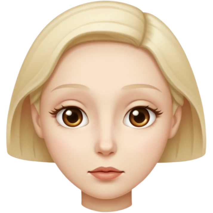 Whispering face emoji