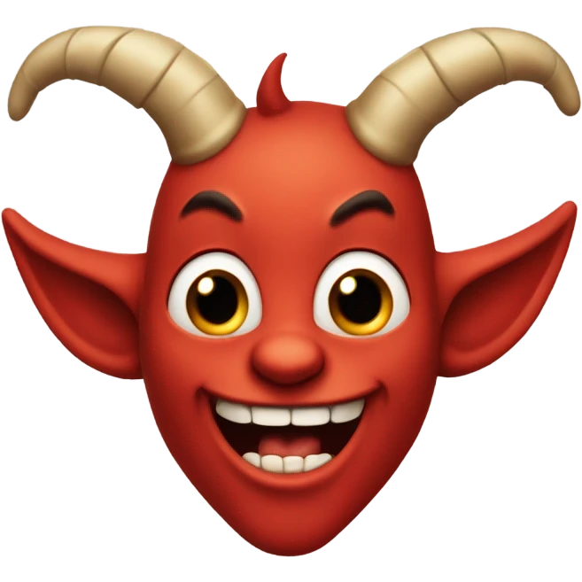 Diablito mandando beso emoji