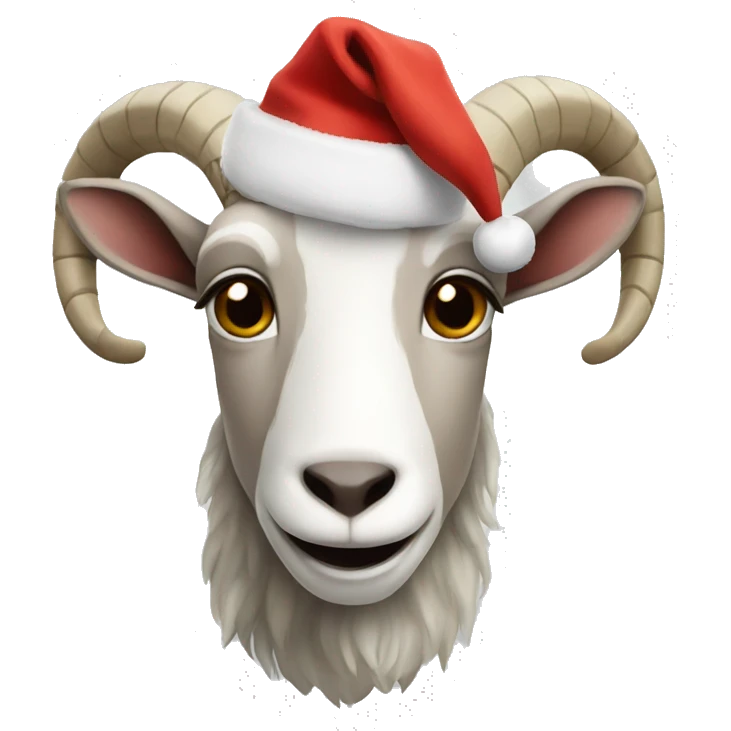 Christmas goat emoji