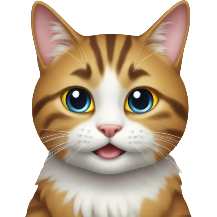 katze die ein eis isst emoji