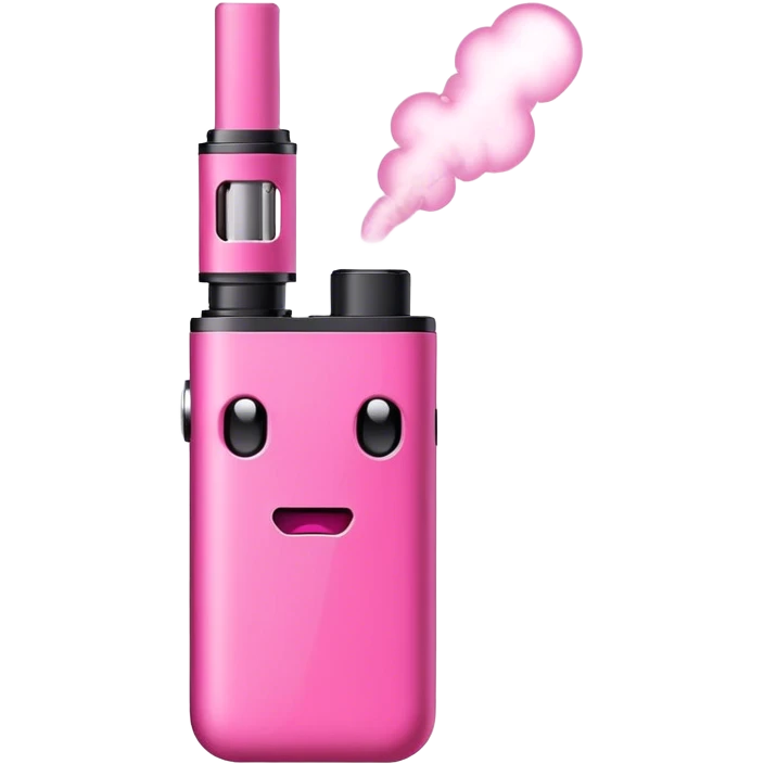 Pink vape emoji