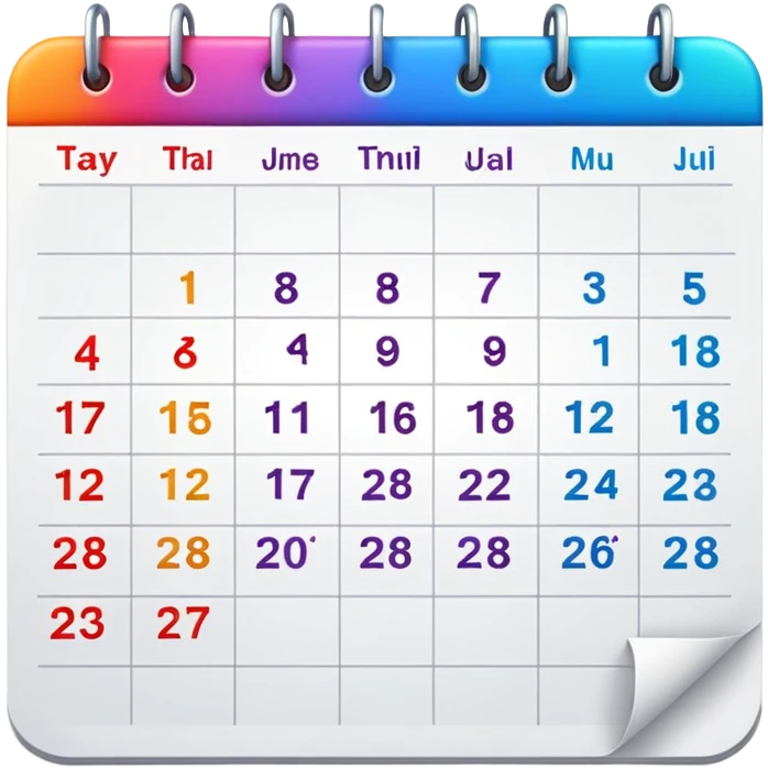 Calendar emoji
