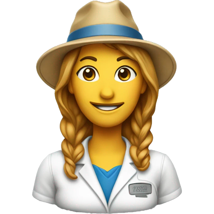 Wendy’s employee with hat emoji