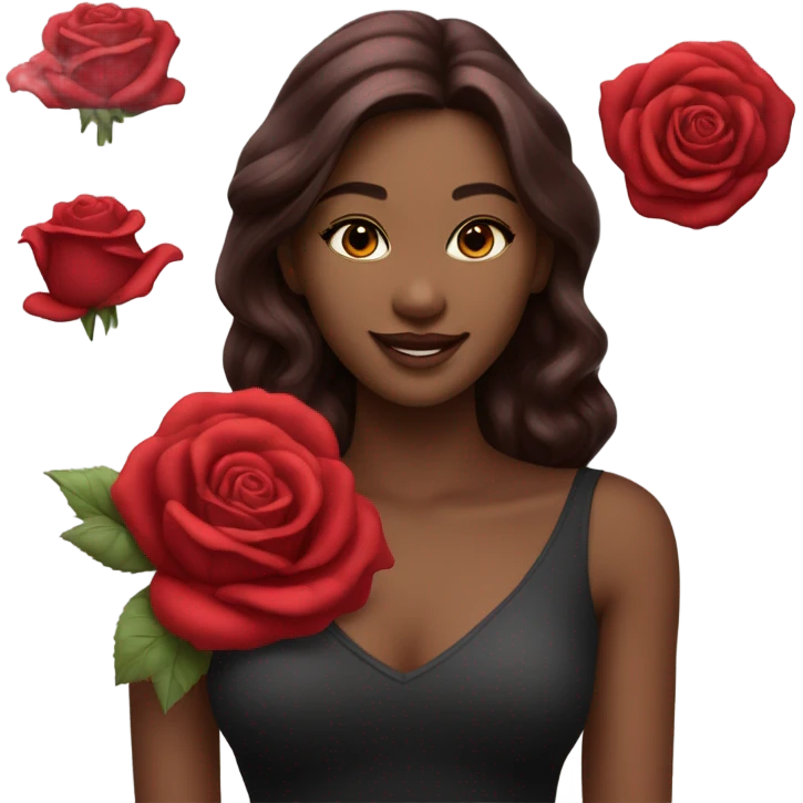 Scarlet rose  emoji