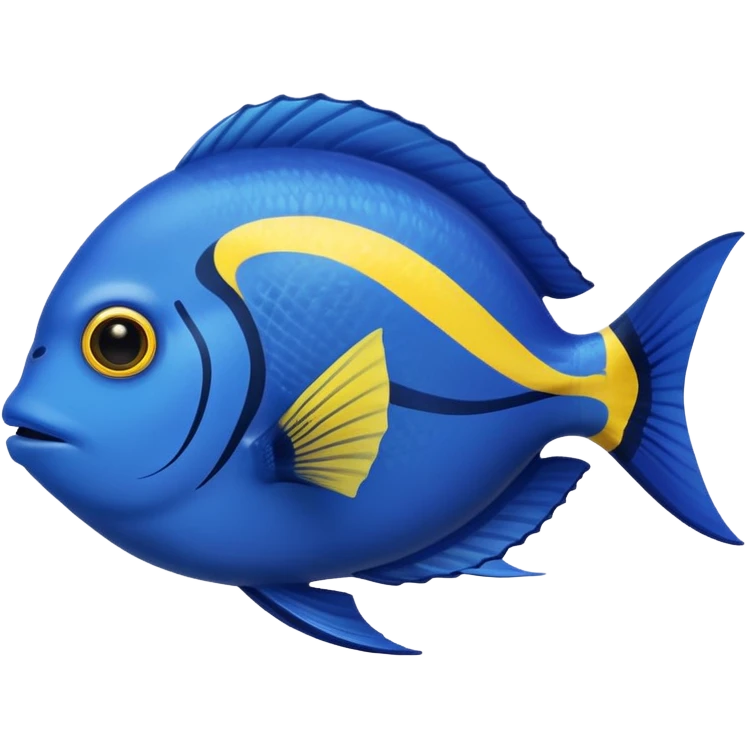 blue tang fish emoji