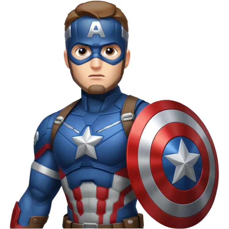 captain america head shot emoji