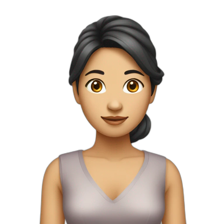 Une femme cambodgienne jeune  emoji
