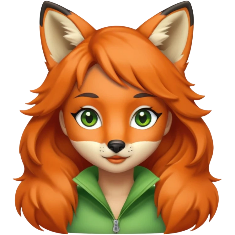 A fox girl  emoji