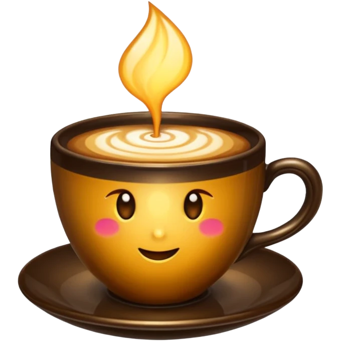 moño cafe muy oscuro emoji