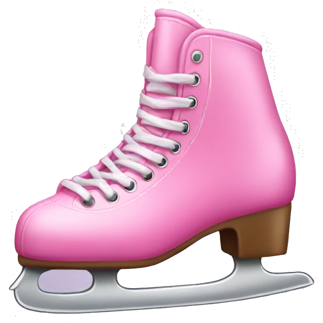 pink ice skates  emoji