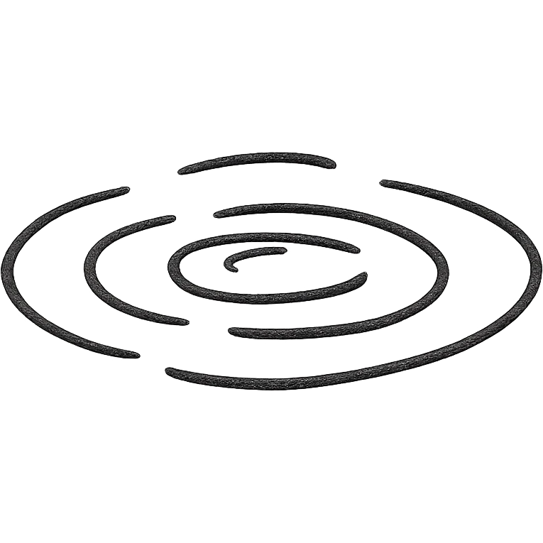 hand-drawn icon of a ripple or wave representing teesür emoji