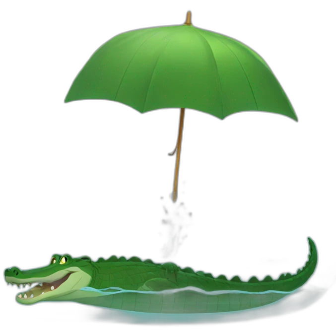 alligator drowning emoji
