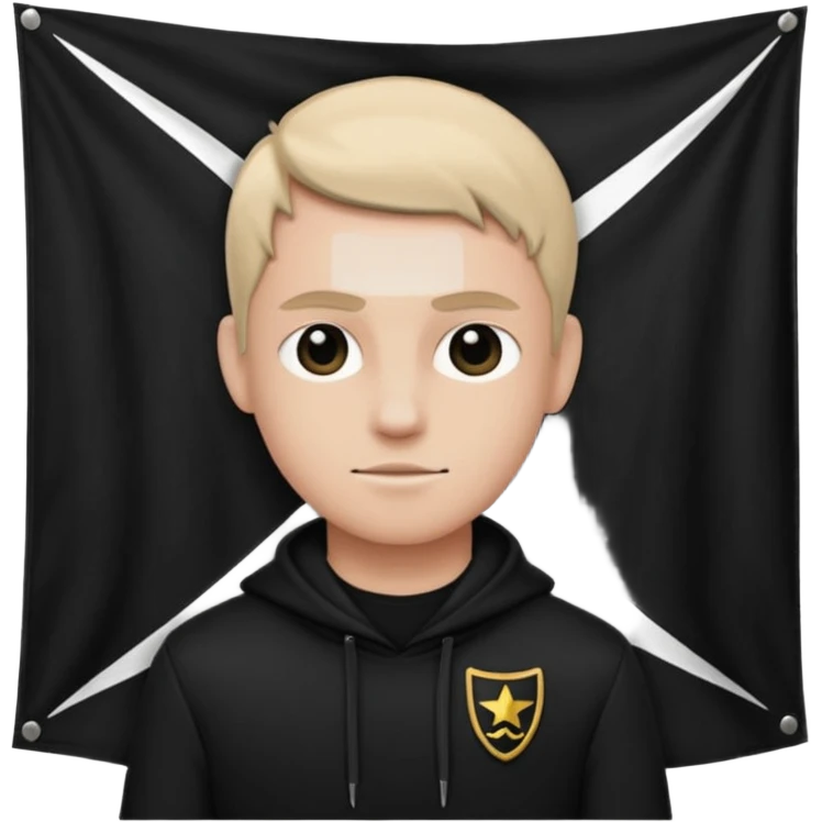 natos y waor bandera negra emoji