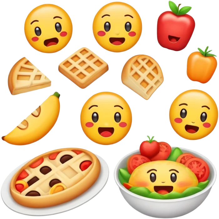 hungry, happy and hangry emoji mix emoji