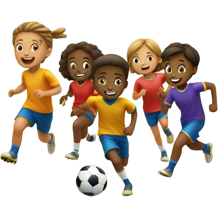 Youth football emoji