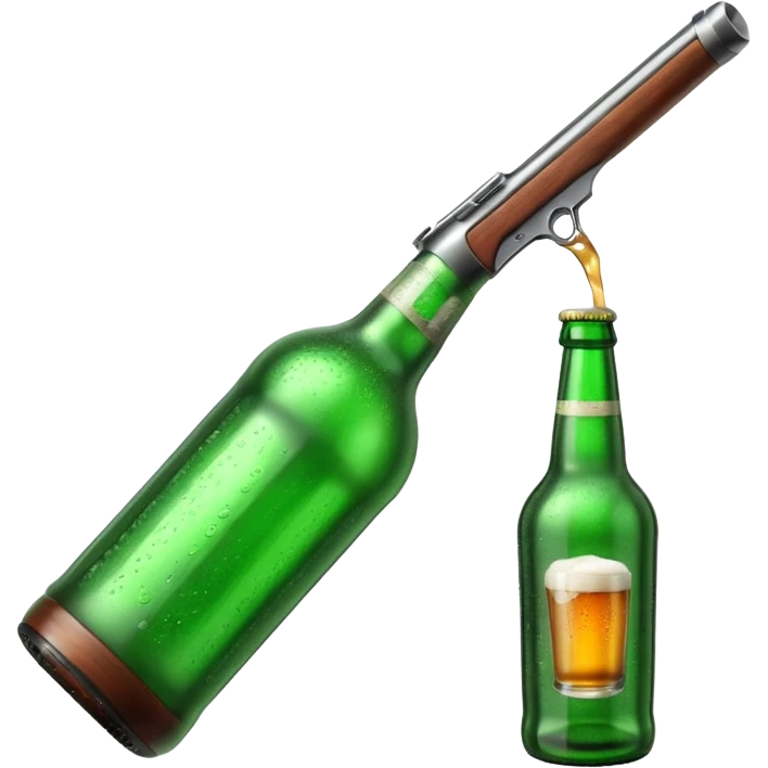 beer shotgun emoji