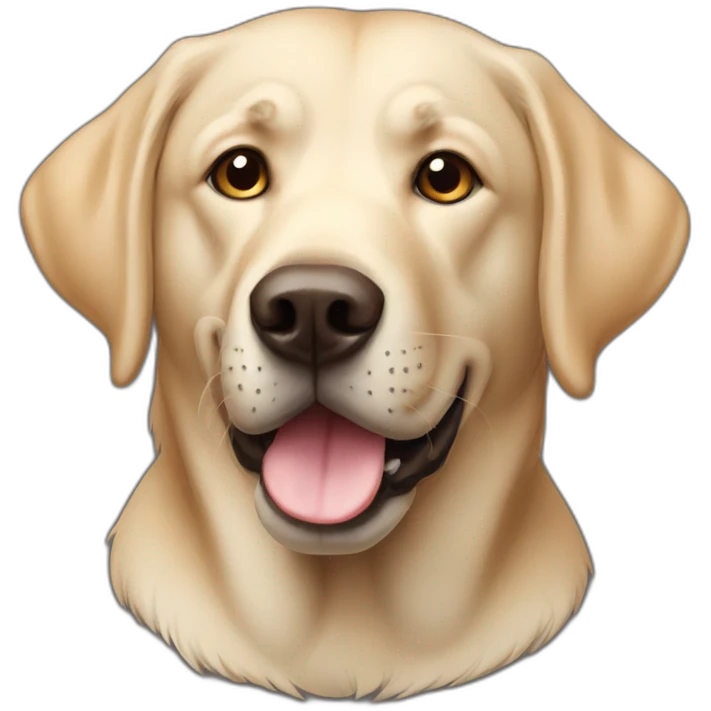 Labrador head emoji