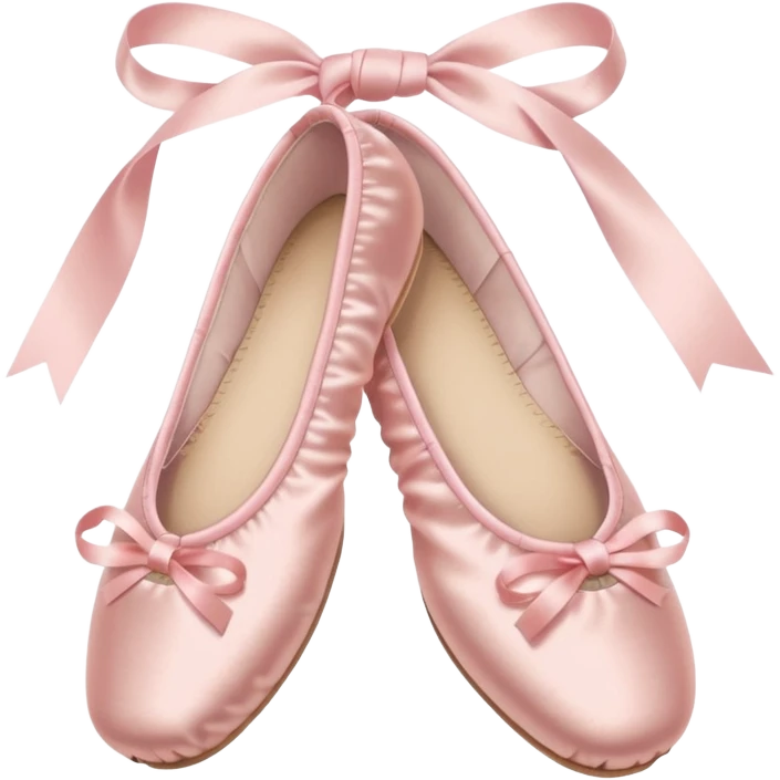 pastel pink ballet shoes emoji