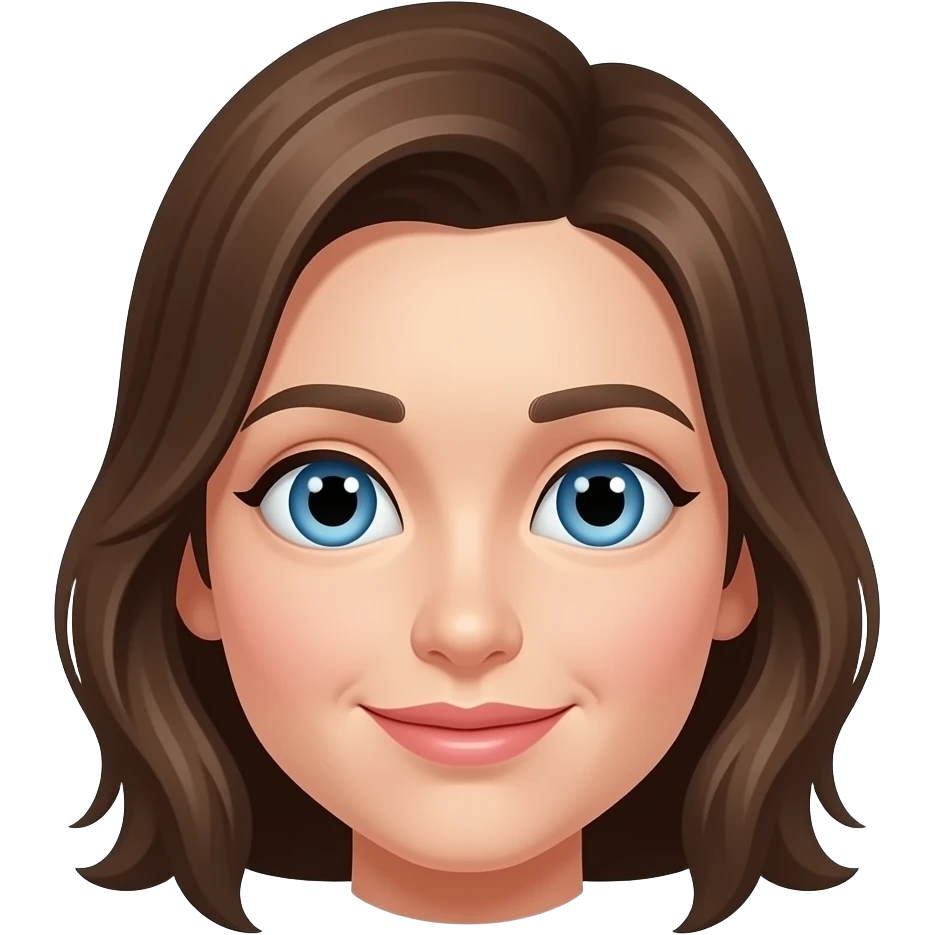 ode eyes pink and sky ㅕmixed brown emoji