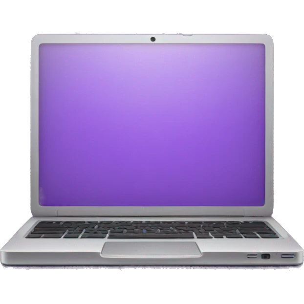 laptop in purple emoji