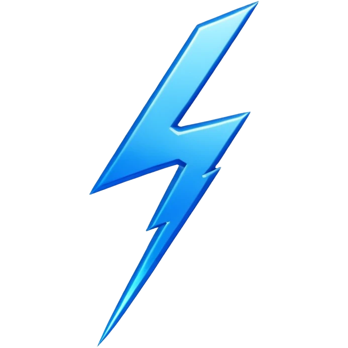 lightning bolt emoji