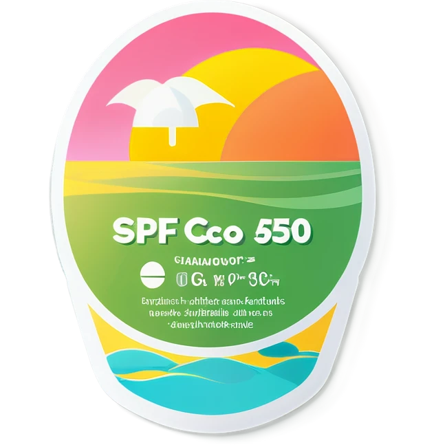 Aesthetic SPF 50 cream emoji