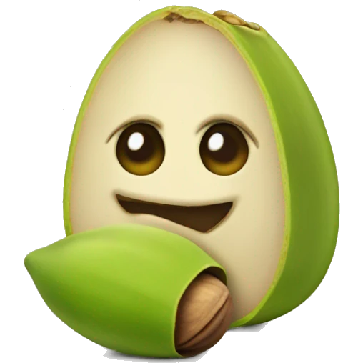 a Pistachio emoji
