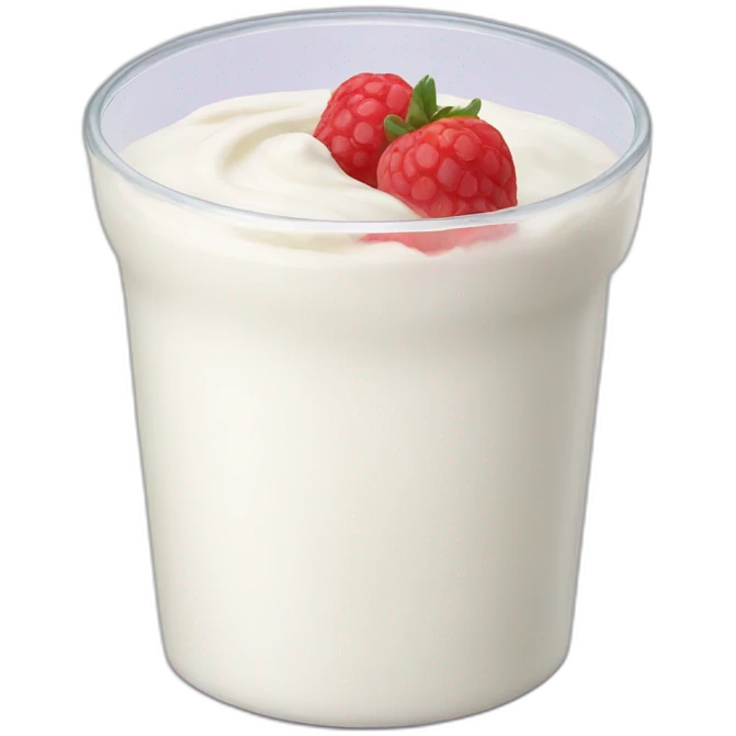 yoghurt emoji