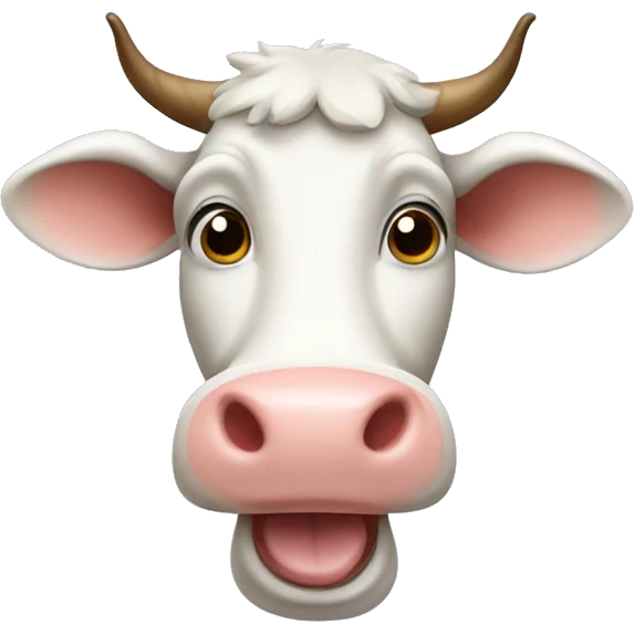 Happy cow emoji