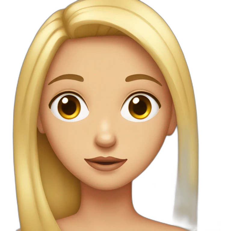 Fille qui se regardent dans les yeux emoji