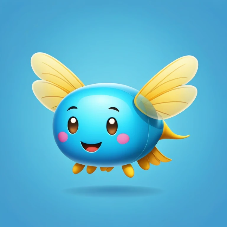 fly with speech bubble emoji