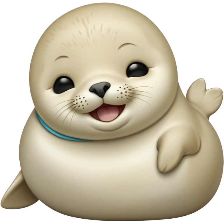 Cinematic Cute Yawning Baby Seal Portrait Emoji, Head tilted slightly with a dramatic, wide-open yawn, showcasing a chubby, tender body with half-closed, drowsy eyes and a relaxed, slightly open mouth, Simplified yet irresistibly adorable features, highly detailed, glowing with a soft, cozy arctic glow, high shine, relaxed yet expressive, stylized with a dash of playful polar charm, soft glowing outline, capturing the essence of a drowsy yet affectionate baby seal that appears ready to stretch and yawn its way out of the screen! emoji