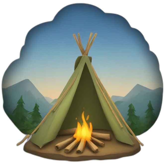 camp emoji