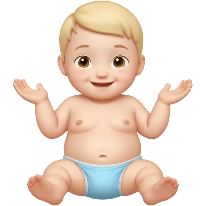 3d baby Cartoon  emoji