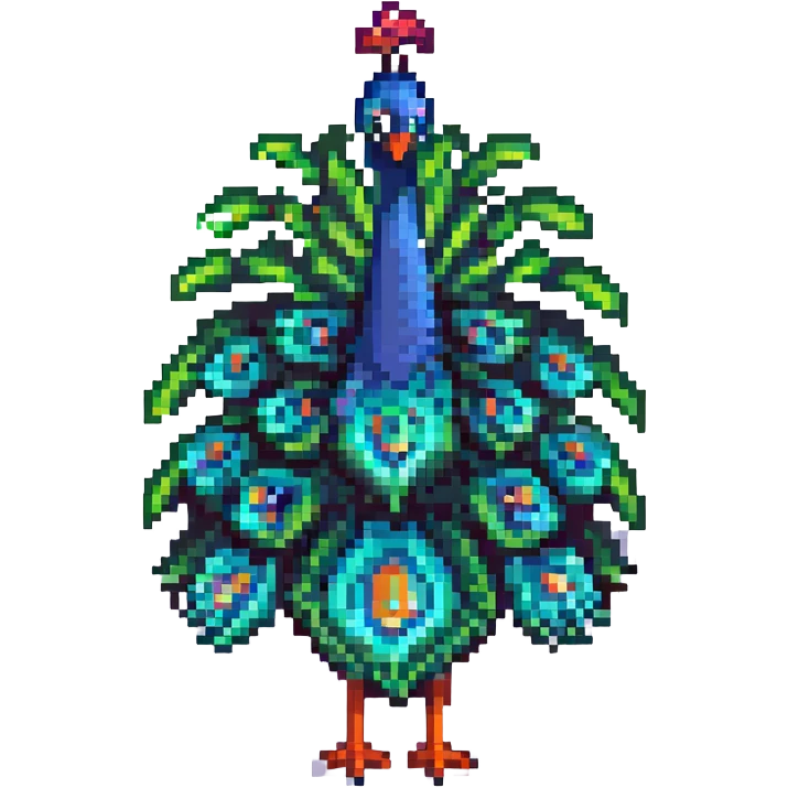 peacock emoji
