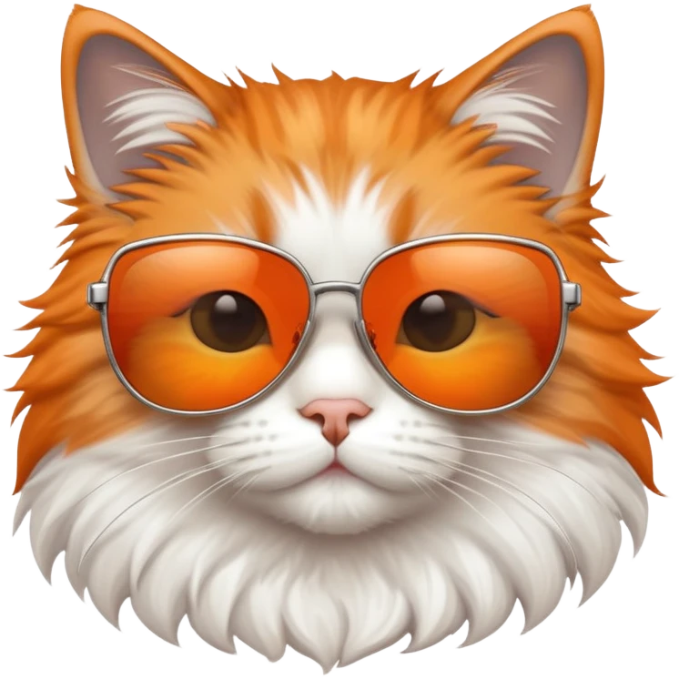 Cat wearing sunglasses  emoji