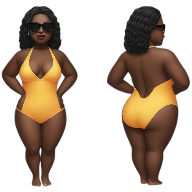 Biggie smalls full body pawg swimsuit emoji