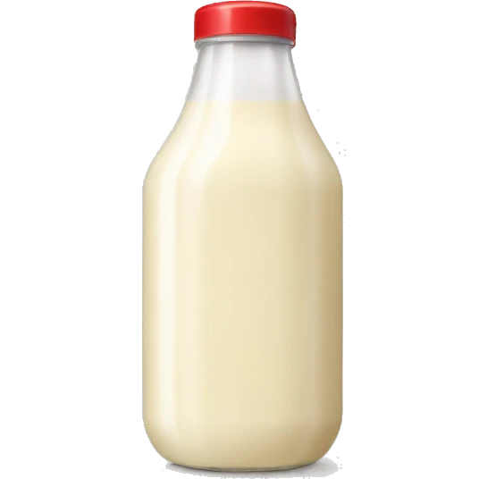 Red Cap Bottle of Mayonnaise  emoji