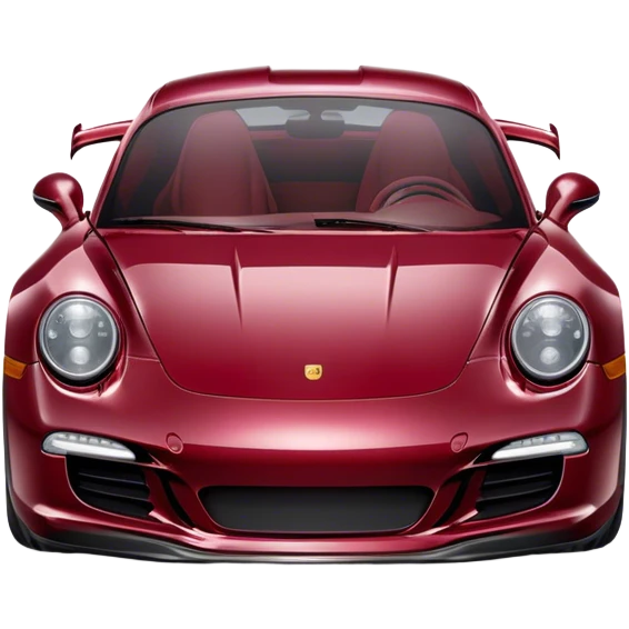 Wine red porsche emoji