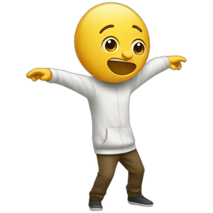 Humain qui dab emoji