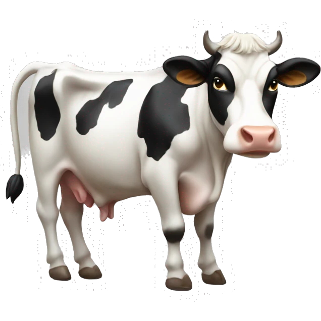 Cow stretching  emoji