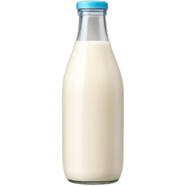 bottle of oat milk  emoji
