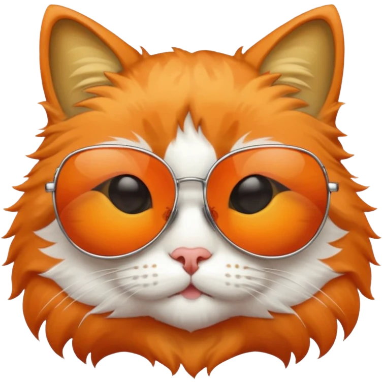 Cat wearing sunglasses emoji