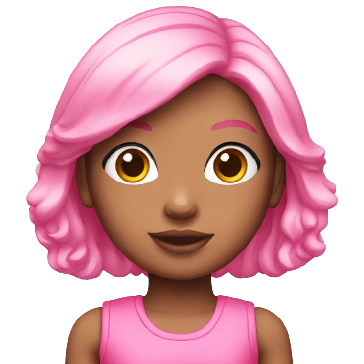 Doll pink emoji