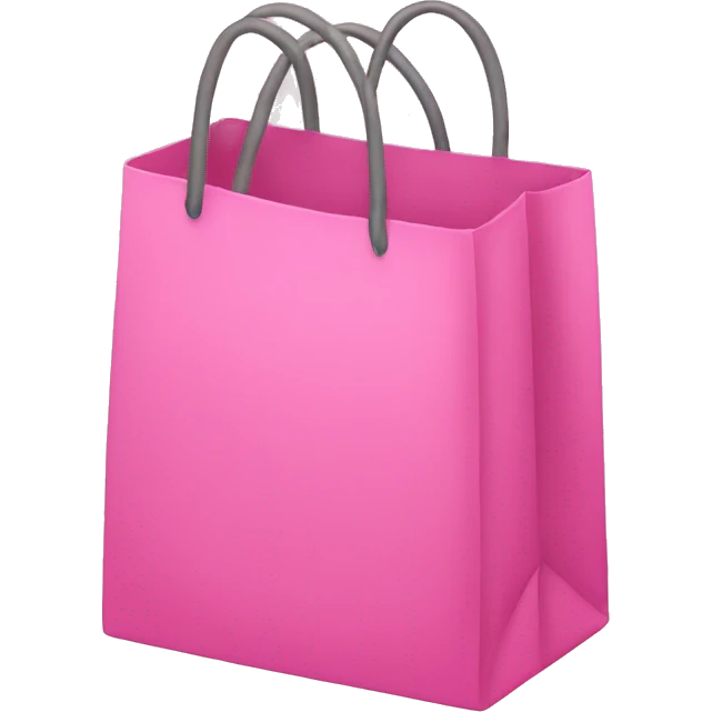 Pink Shopping emoji