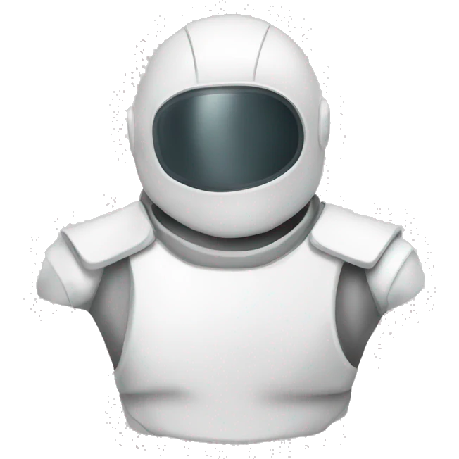 protective suit white emoji